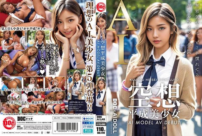 DAL-010 [BT](DOC)(h_1711dal00010) 空想平成美少女 AI MODEL AV DEBUT 黒咲華